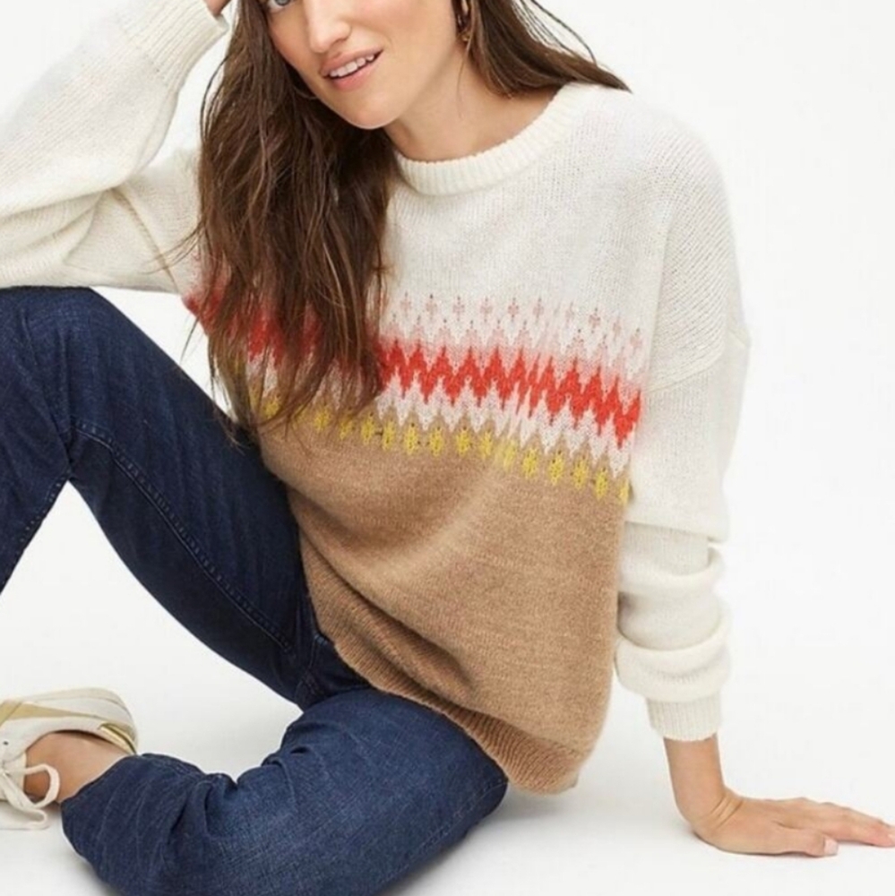 Demylee x J. Crew Fair Isle Sweater